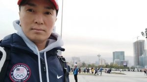 На центральной площади Улан-Батора. Монголия.3/On the central square of Ulaanbaatar. Mongolia.3