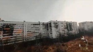 Город Харьков . Северная Салтовка снято на djl avata