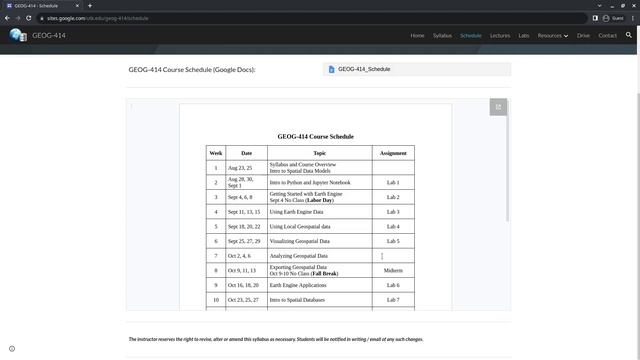 Spatial Data Management Week 1: Course Introduction