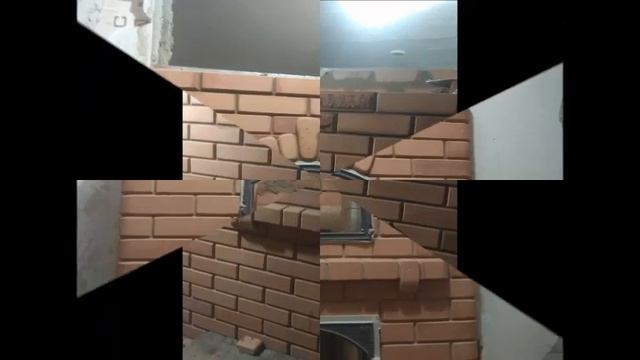 Колпаковая каминопечь с хлебной камерой / Печь камин / Кирпичная печь