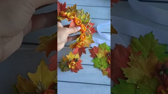 Комплект: ободок,пояс и браслет.#foamiran #foamiranflowers #фом #aksesoris #фоамиран #foam #осень смотреть онлайн