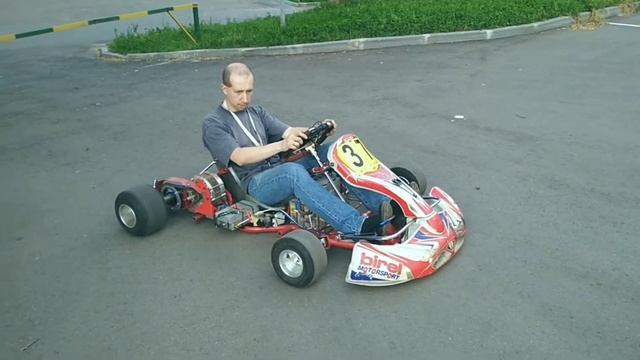 Первый тест электроКАРТа Deller K-1.1