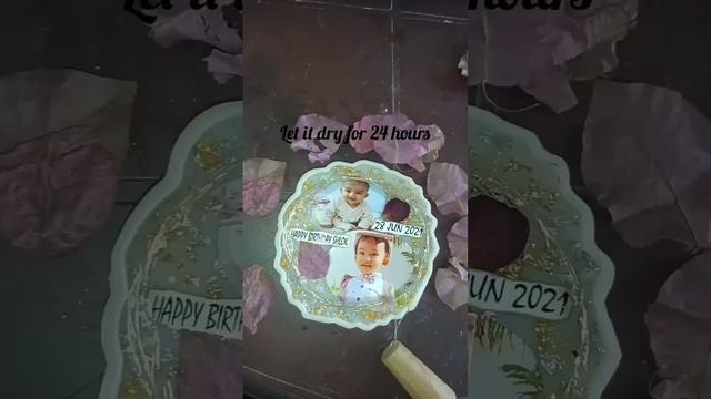 How to make resin photo frame//unique frame//uniquegift//birthday gift//