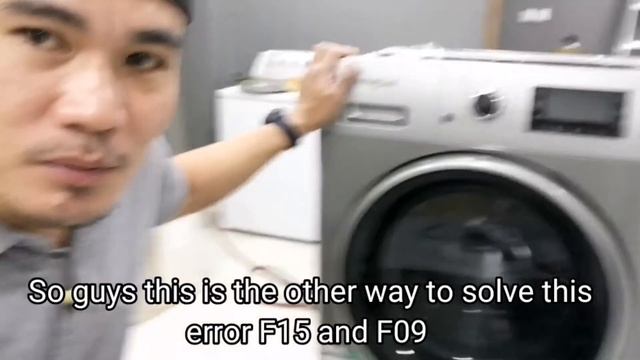 HOW TO REPAIR FRONT LOAD WASHING MACHINE (ERROR F15 & F09) смотреть онлайн