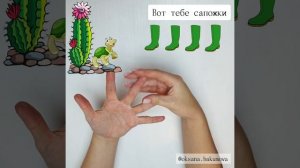 Пальчиковая гимнастика. Черепашка.