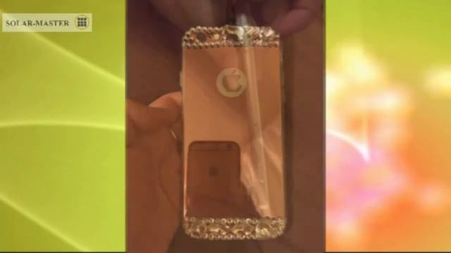 Чехол для iPhone зеркальный со стразами Гламур смотреть онлайн