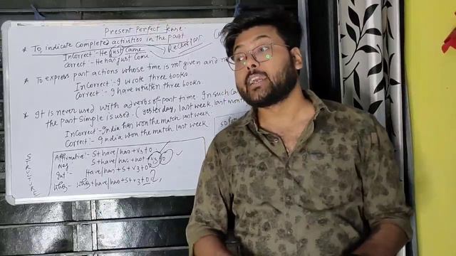 Present Perfect Tense: English Grammar(s+have/has+v3+o/c) смотреть онлайн