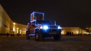 #Mercedes and #Hummer новогодние машины 2019