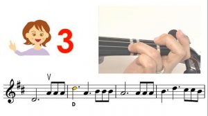 Blessed assurance sheet music & violin finger pattern tutorial | Easy level Hymn | HTP TV