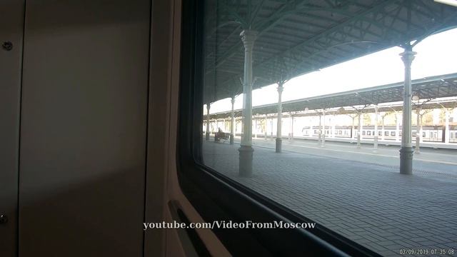 "Белорусский вокзал" - "Одинцово", поездка на электропоезде "Иволга" // 3 сентября 2019 смотреть онлайн