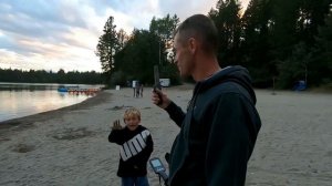 наш первый КЕМПИНГ в ЛЕСУ часть 1