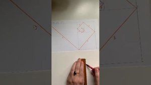 Сакральная геометрия. Спираль Фибоначчи (построение)