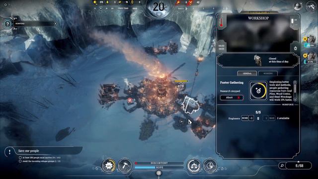 Frostpunk-The Refugees #1 The First Steps Towards a Socialist City смотреть онлайн