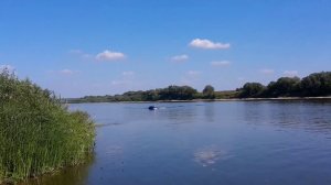 Мотор от триммера она лодку, испытание. Ока.