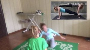 Йога челлендж с лучшей подругой❤️?