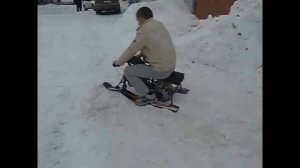 Детский снегоход своими руками