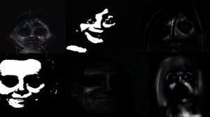 Все грустные лица суперсемейки оценивают страшные лица