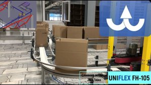 Слияние потоков коробов 36 шт/мин. UNIFLEX специальные решения.