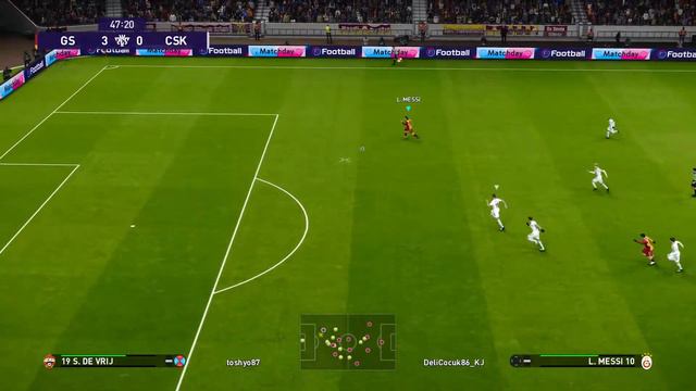 eFootball PES 2021 Galatasaray - Cska Sofia 8-0 смотреть онлайн