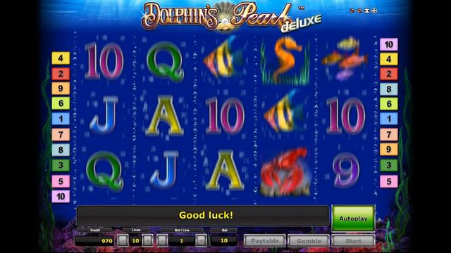 Как играть в игровой автомат Dolphin's Pearl Deluxe. Обучающее видео. смотреть онлайн