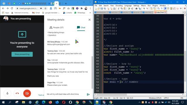 Introduction to Javascript and How to start Javascript write statements