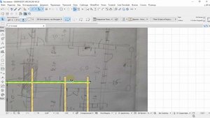 Дом из сруба с печью в программе Archicad. Видео №2