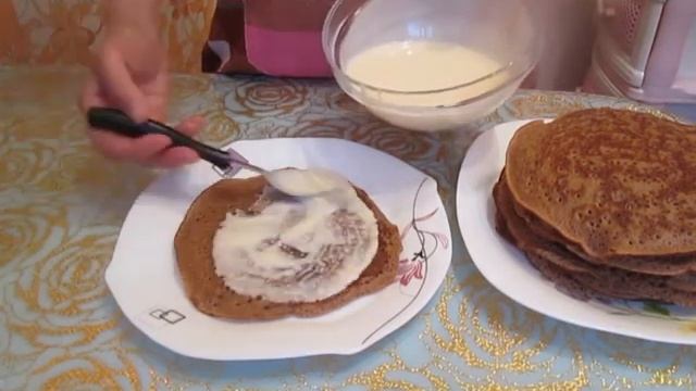 БЛИННЫЙ ТОРТ  РЕЦЕПТ БЛИННОГО ТОРТА С КРЕМОМ НА СГУЩЕНКЕ