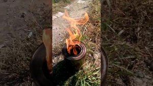 Походная пиролизная горелка