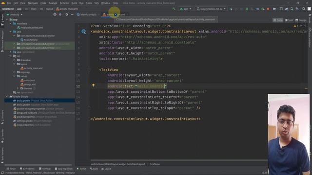 Class 4 - Setting Up Roll Button In Dice Roller | Android App Development Complete Course In Hindi смотреть онлайн