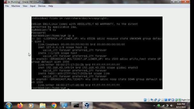 Setting ip address debian 9 stretch dengan konfigurasi Virtual Box смотреть онлайн
