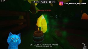 ? ПОБЕГ от БАНАНА в ROBLOX ROBLOX BANANA КОТЁНОК ЛАЙК и Даша Кексик