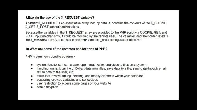 PHP Interview Questions and Answers Part 5