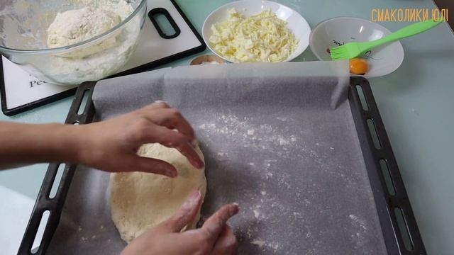 Ліниве хачапурі. Хачапурі з сирного тіста. Хачапурі по-аджарськи