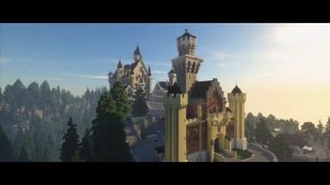 Schloss Neuschwanstein in Minecraft | by Pixelbiester