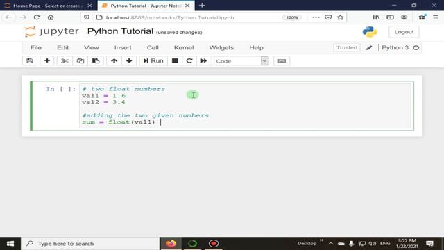 How To Add Two Float Numbers | Python 4 You | Lecture 56
