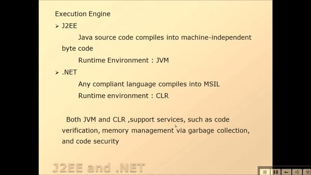 J2EE Vs DOT NET | DOT NET Vs J2EE | DOT NET and J2EE