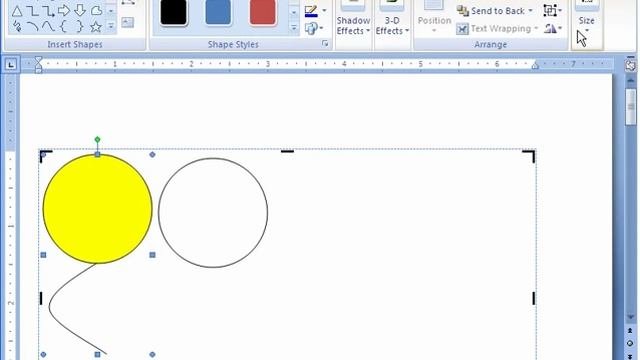 Word 2007 - Drawing And Modifying Shapes