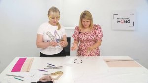 Как сделать модный ободок для волос в стиле Twinset из контрастных цветов шелковой ткани. Часть 1