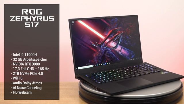 Eines der besten Gaming Notebooks ROG Zephyrus S17 смотреть онлайн
