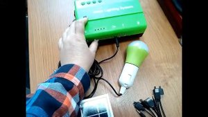 Комплект для освещения на солнечных батареях
