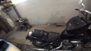 Мотоцикл с коляской .Коляска на Honda steed часть 4. Развал мотоцикла с коляской.
