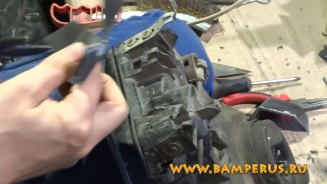 BAMPERUS - как самому починить утраченное крепление фары смотреть онлайн