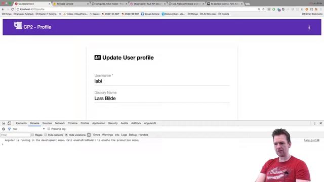 Angular with Firebase part 52 of 70 - Getting the user from the AuthService смотреть онлайн