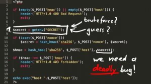 Let’s play a game: what is the deadly bug here?