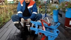 Картофелекопалка своими руками. Handmade automatic potato digger