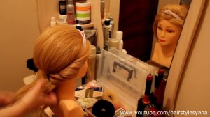 Греческая причёска с повязкой за 5 минут