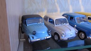 Коллекция моделей отечественных авто в масштабе 1:43