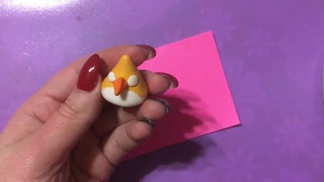 Энгри бердс Злые птички из полимерной глины/Чак из пластики/polymer clay/Поделкин ТВ смотреть онлайн