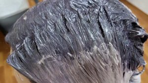 Окрашивание волос.Крупное мелирование+растяжка цвета.