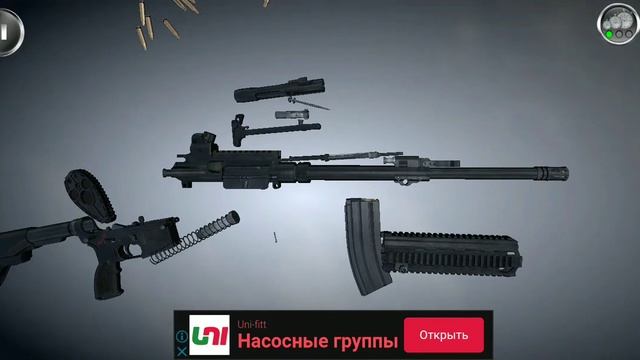 разборка/сборка штурмовой винтовки HK416